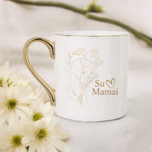 Porcelain Cup  „Su meile,Mamai,,