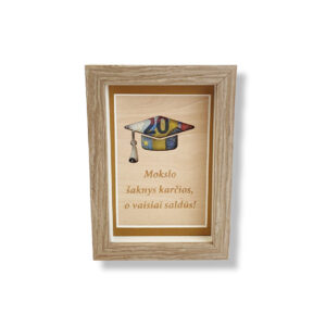 Money Frame ,,Mokslo saknys karcios,,