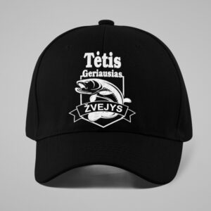 Embroidery hat ,,Tetis,Geriausias zvejys,,