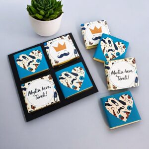 Mini chocolate bar set ,,Myliu tave,teveli,,