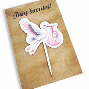 Topper ,,Pink stork,,