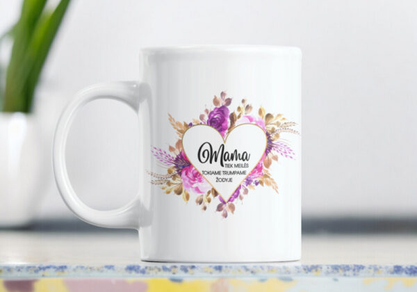 Cup ,,Mama tiek meiles tokiame trumpame zodyje,,