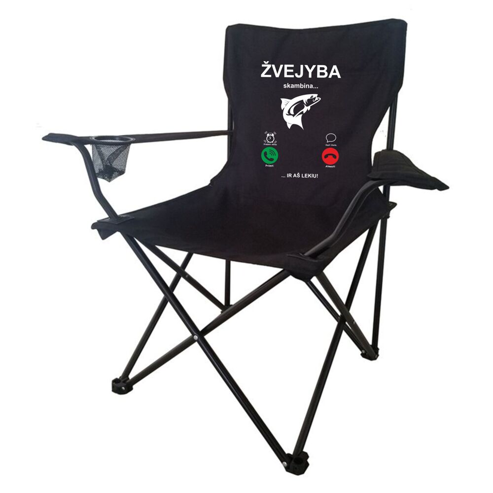 Camping chair with storage cover ,,Zvejyba skambina,, - Image 2