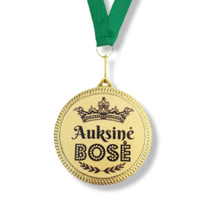 Metal medal ,,Auksine Bose,,