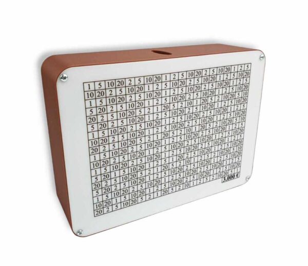 3D rectangular money box with numbers - Image 4