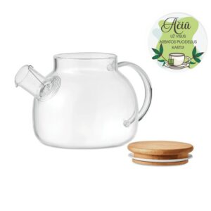 GLASS TEAPOT ,,Aciu uz visus arbatos puodelius kartu,,