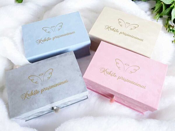 Velvet box ,,Kriksto prisiminimai,,