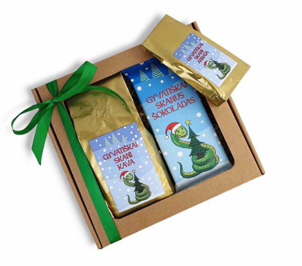 Gift set with chocolate and coffee,, Gyvatiskai skanus,, - Image 4