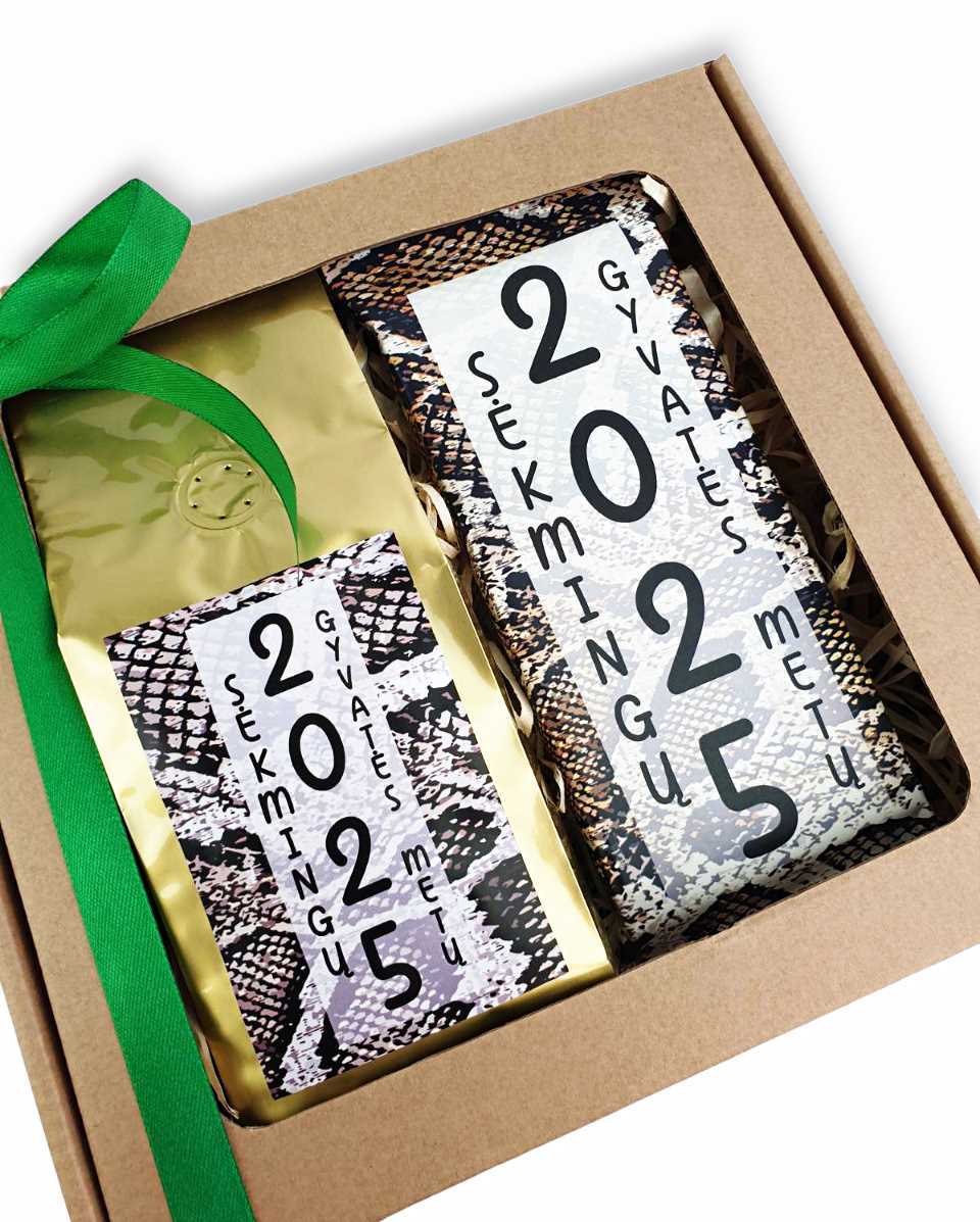 Gift set with chocolate and coffee,, Sekmingu 2025 Gyvates metu,, - Image 5