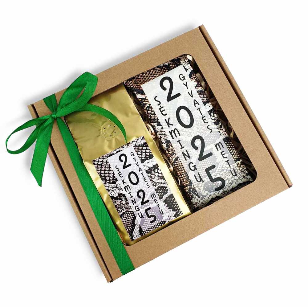 Gift set with chocolate and coffee,, Sekmingu 2025 Gyvates metu,, - Image 3