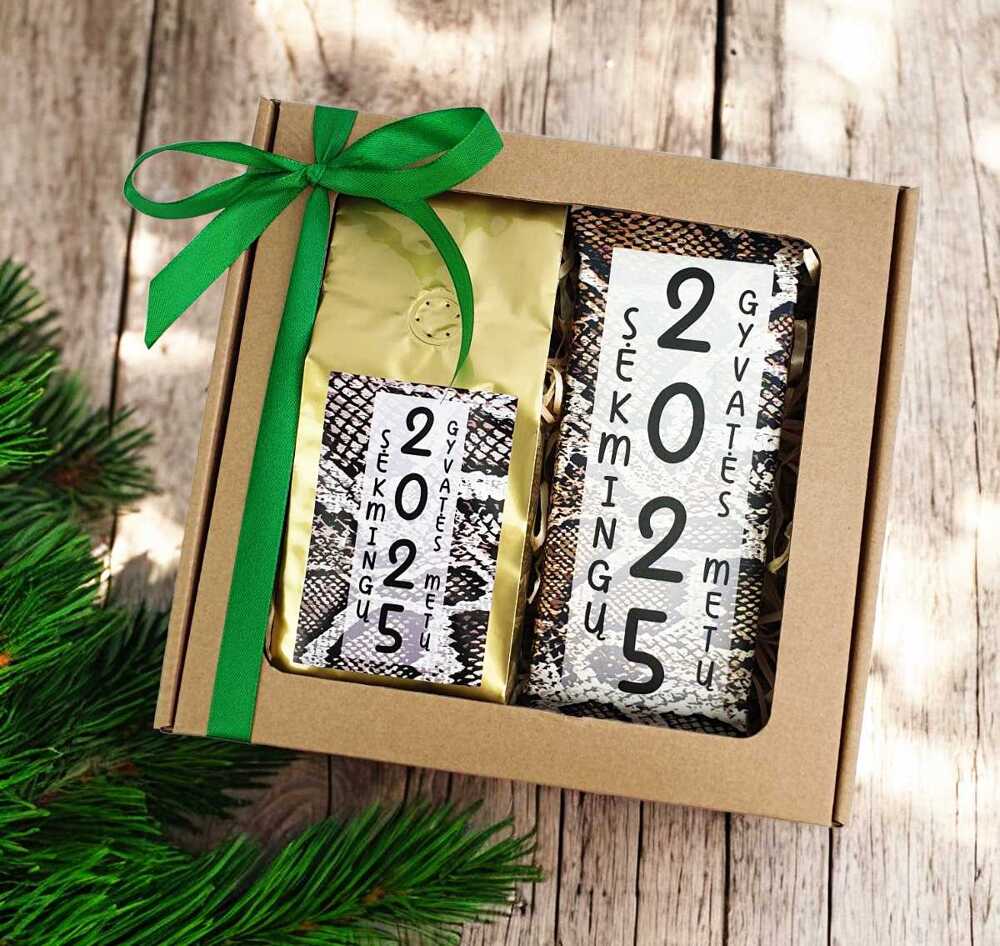Gift set with chocolate and coffee,, Sekmingu 2025 Gyvates metu,, - Image 2