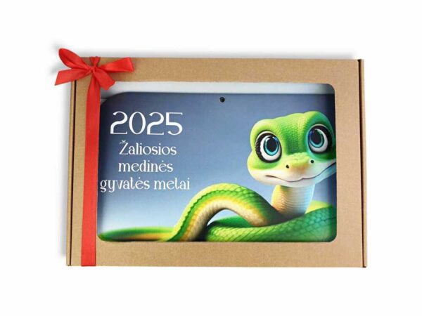 Wall calendar with print ,,2025 Zaliosios medines gyvates metai,, - Image 5
