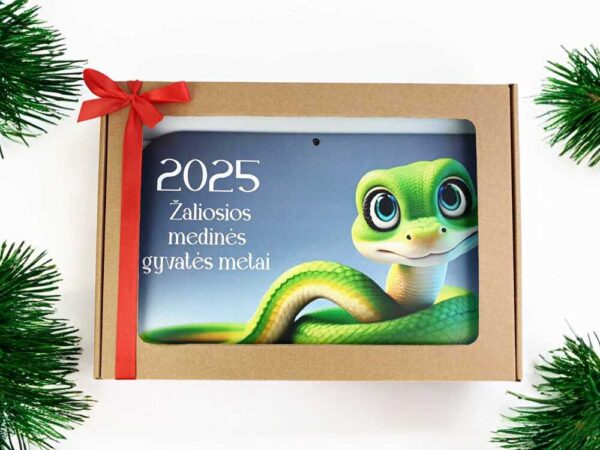 Wall calendar with print ,,2025 Zaliosios medines gyvates metai,, - Image 2