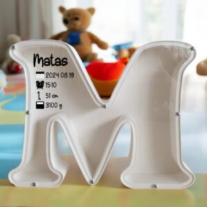 Personalised 3D Money Box   (ANY NAME)