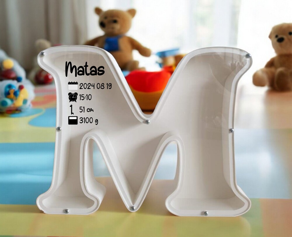 Personalised 3D Money Box (ANY NAME)