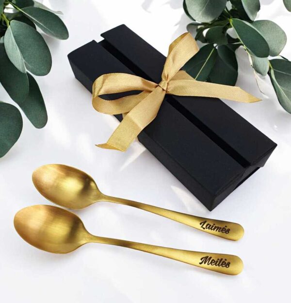 Spoon set  „Laimes,Meiles,,