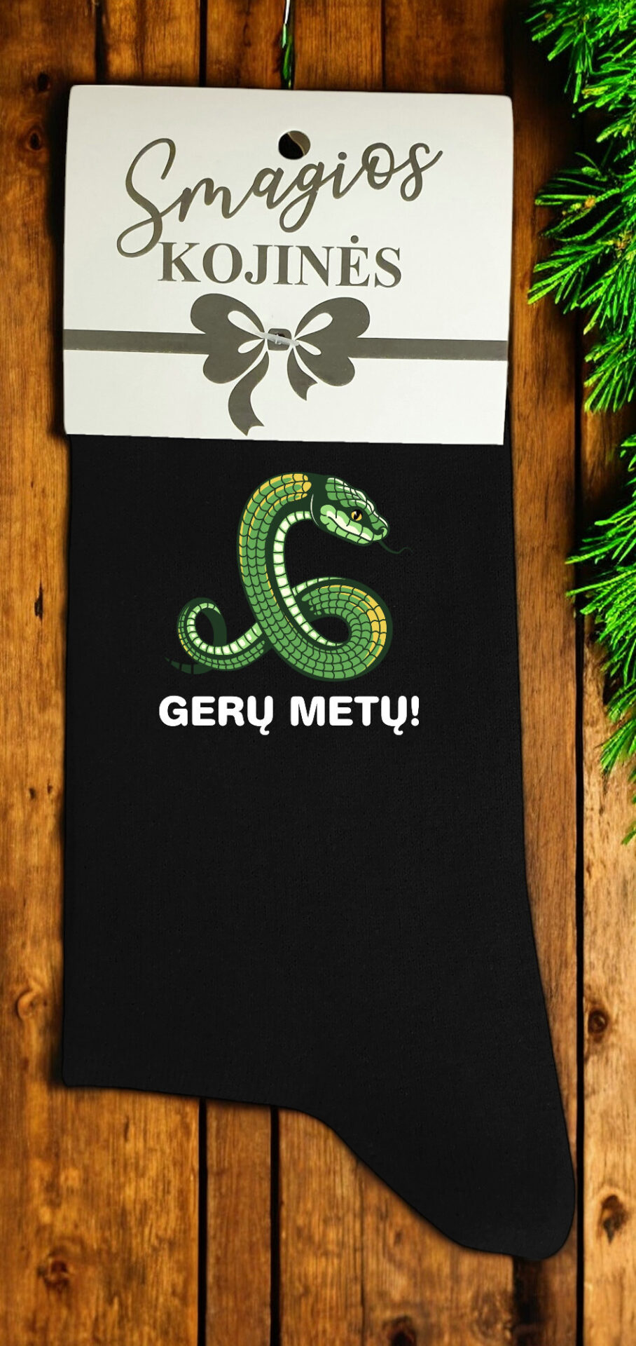 Printed Sock ,,Geru metu,,