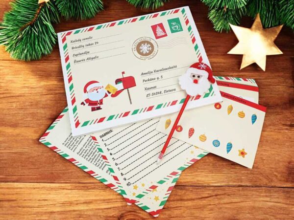 A letter from Santa Claus