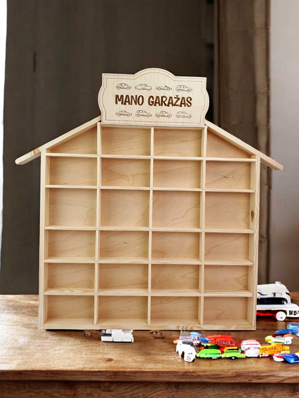 Wooden Car Garage ,,Mano garazas,, - Image 3