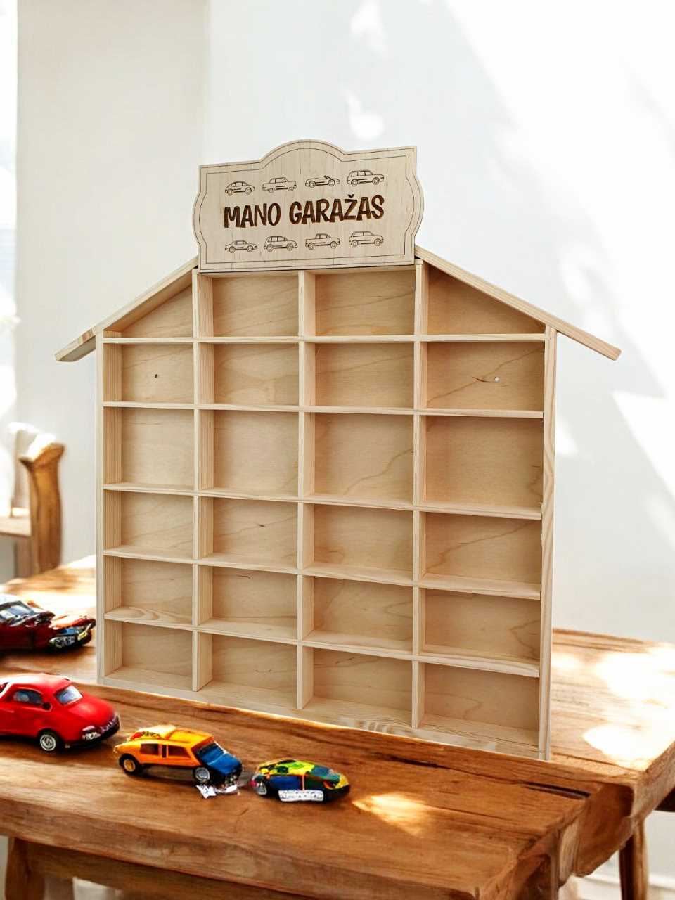 Wooden Car Garage ,,Mano garazas,,