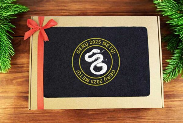 Towel with cardboard,,Geru 2025 metu!,,