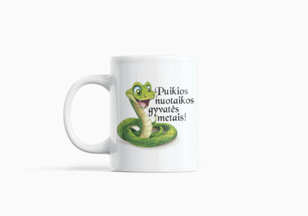 Cup ,,Mylesiu ir nervinsiu tave amzinai,, - Image 2