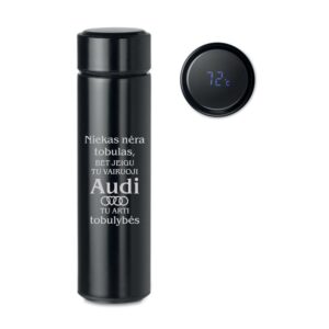 Thermal cup with thermometer  ,,Niekas nera tobulas...AUDI,,