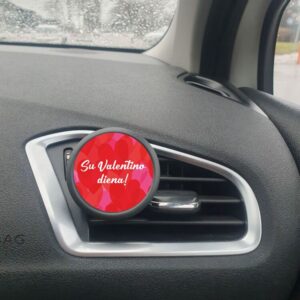 Car air freshener  clip-on car ,,Su Valentino diena,,