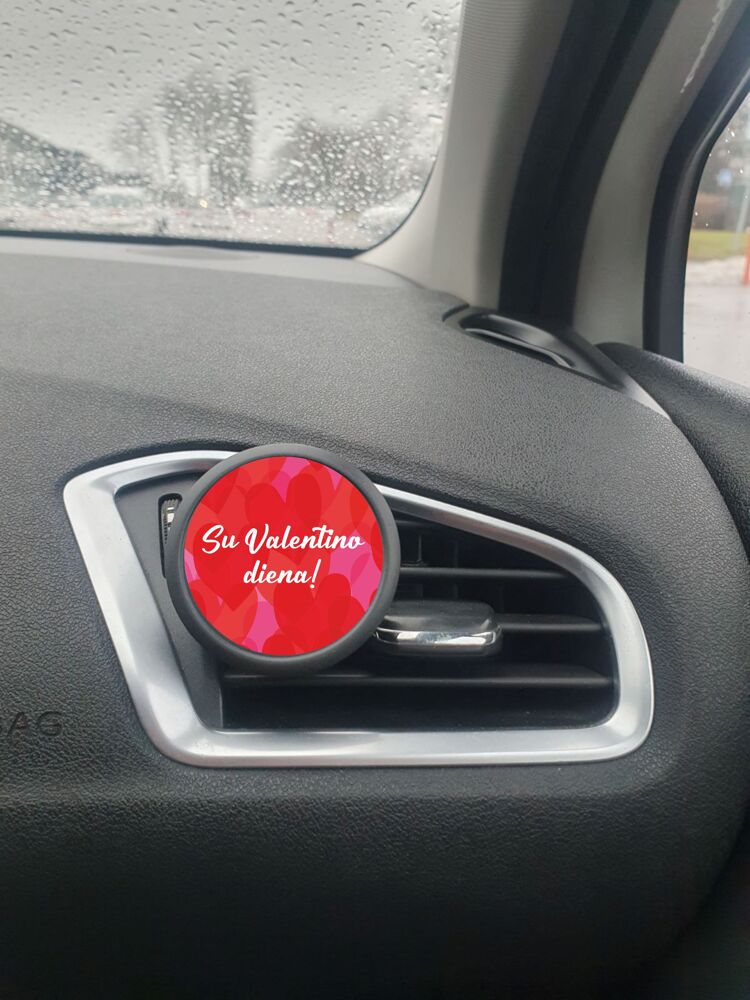 Car air freshener clip-on car ,,Su Valentino diena,,