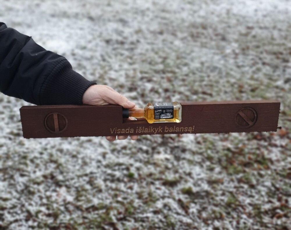 Spirit level-bottle holder ,,Visada islaikyk balansa,, - Image 3