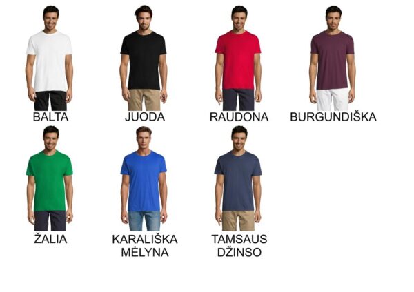 Printed T-shirt for couple ,,King,, ,,Queen,, - Image 5