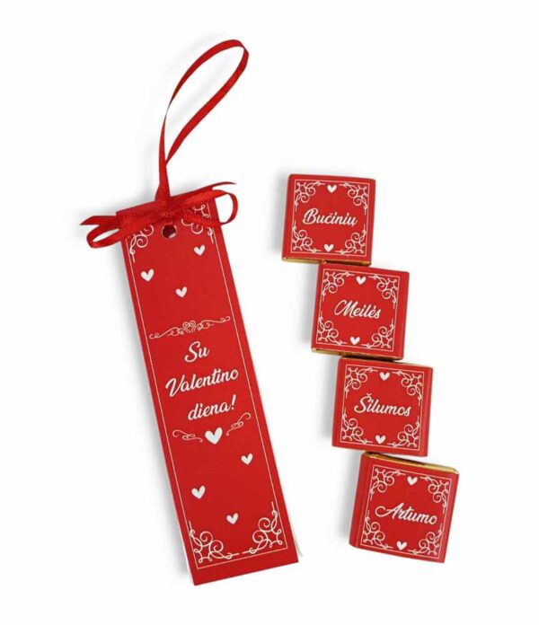 Mini chocolate bar set ,,Su Valentino diena,, - Image 2