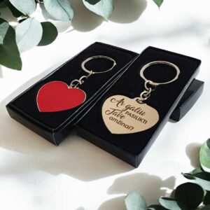 Metal key ring ,,Ar galiu pasilikti tave amzinai?