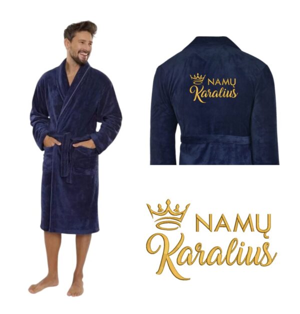 Unisex Bathrobes ,,Namu karalius,,