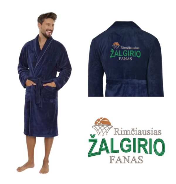 Unisex Bathrobes ,,Rimciausias Zalgirio fanas,,