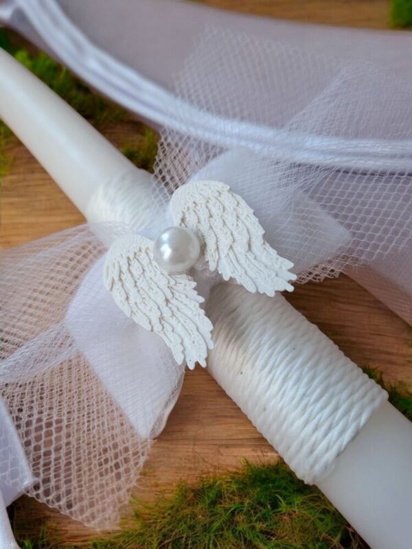 Christening Clothes with candle - Image 2