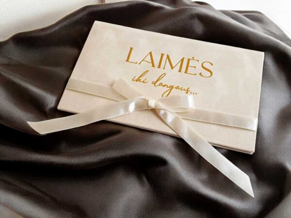 VELOR ENVELOPE FOR MONEY ,,Laimes iki dangaus,, - Image 3