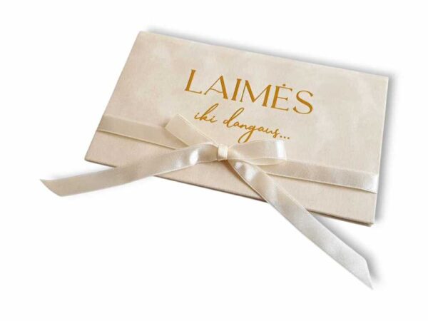 VELOR ENVELOPE FOR MONEY ,,Laimes iki dangaus,,