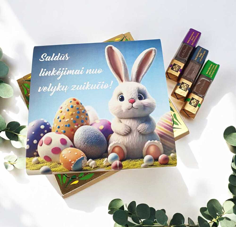 Chocolate assortment  ,,Saldus linkejimai nuo velyku zuikucio,,