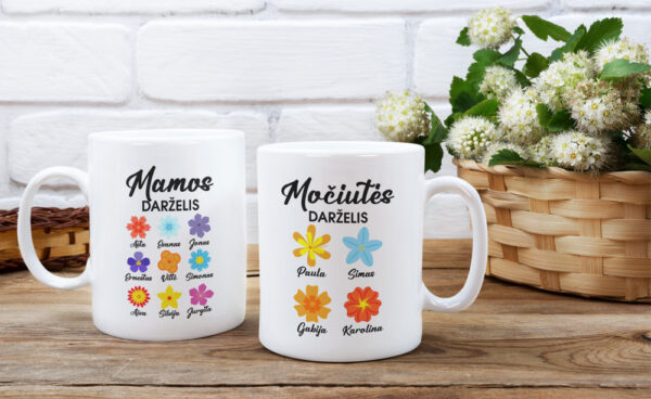 Personalised Cup ,, Mamos/Mociutes darzelis,,