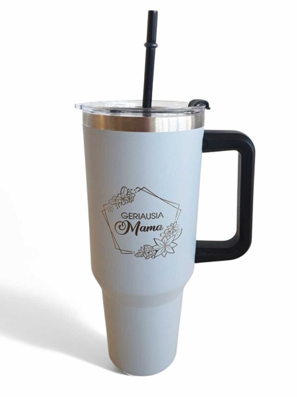 XL Thermal cup ,,Geriausia Mama,, 1200ml - Image 8