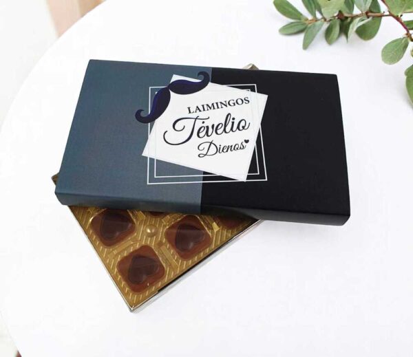 Chocolate candy ,,Laimingos tevelio dienos,,