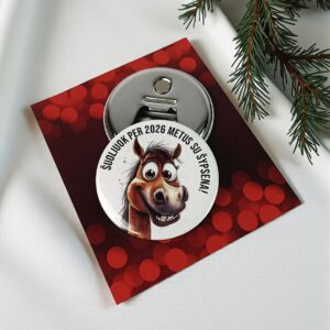 Opener-magnet ,,Suoliuok per 2026 su sypsena,,