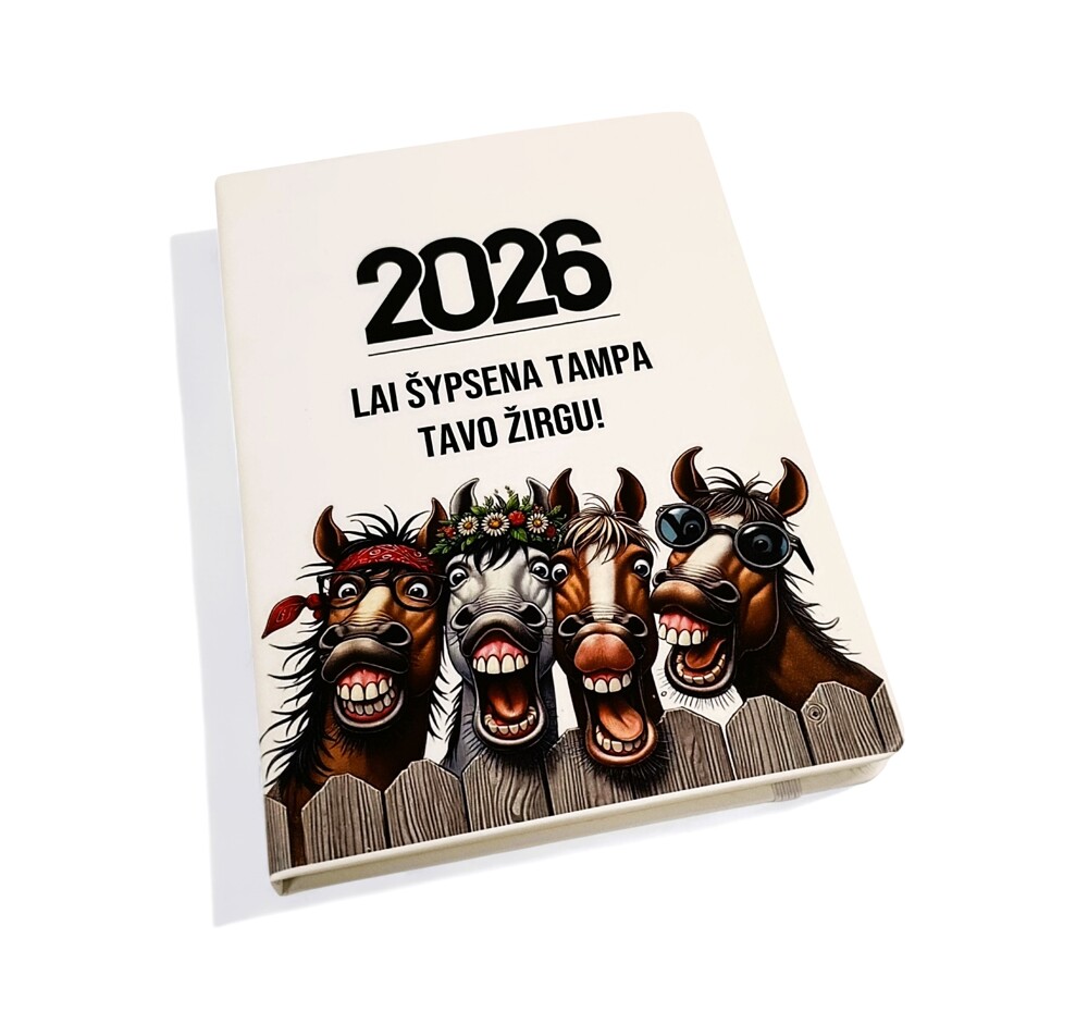 White Notebook ,,2026 Lai sypsena tampa tavo zirgu,, - Image 4