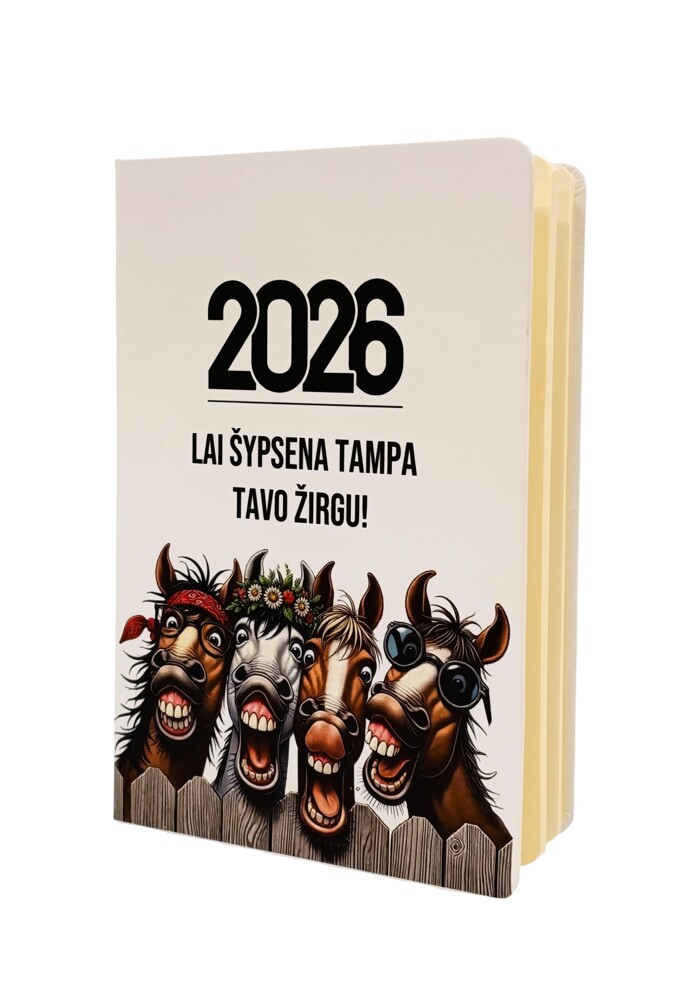 White Notebook ,,2026 Lai sypsena tampa tavo zirgu,, - Image 3