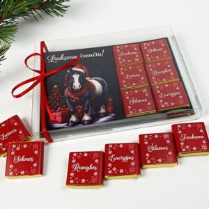 Mini chocolate set ,,Linksmu svenciu,,