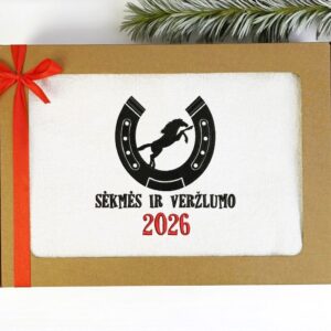 Towel with cardboard,,Sekmes ir verzlumo 2026,,