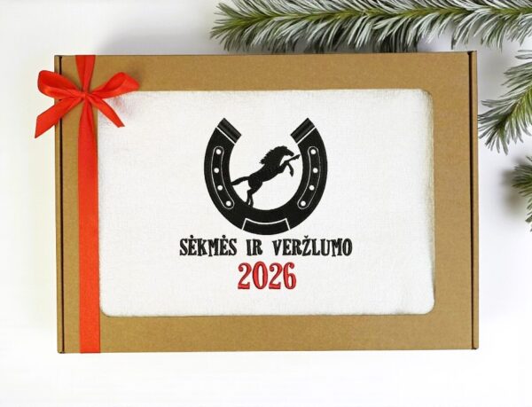Towel with cardboard,,Sekmes ir verzlumo 2026,,