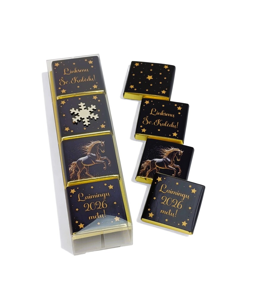 Mini chocolate bar set ,,Linksmu sv. Kaledu,, - Image 4