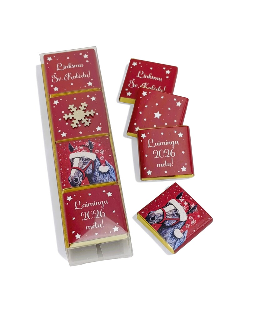 Mini chocolate bar set ,,Linksmu sv. Kaledu,, - Image 3